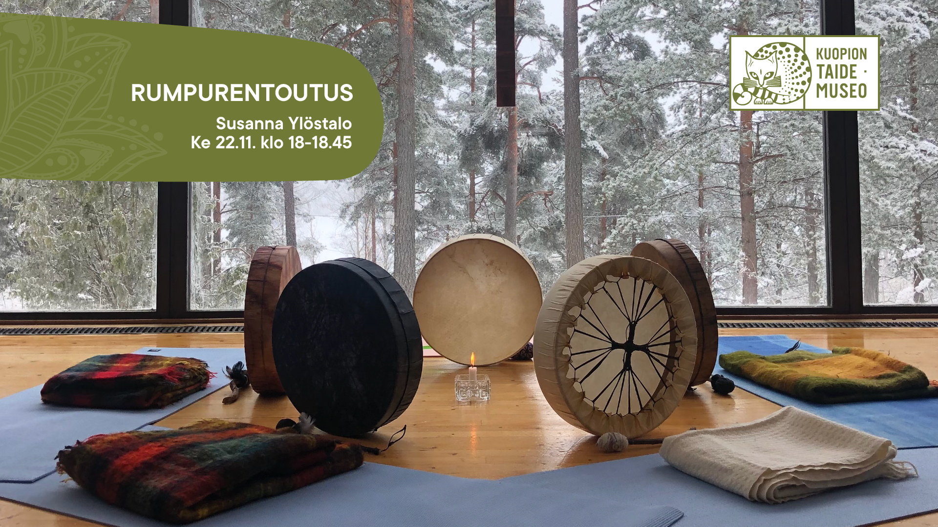 Rumpurentoutus Susanna Ylöstalo Ke 22.11. klo 18-18.45 Kuopion taidemuseo