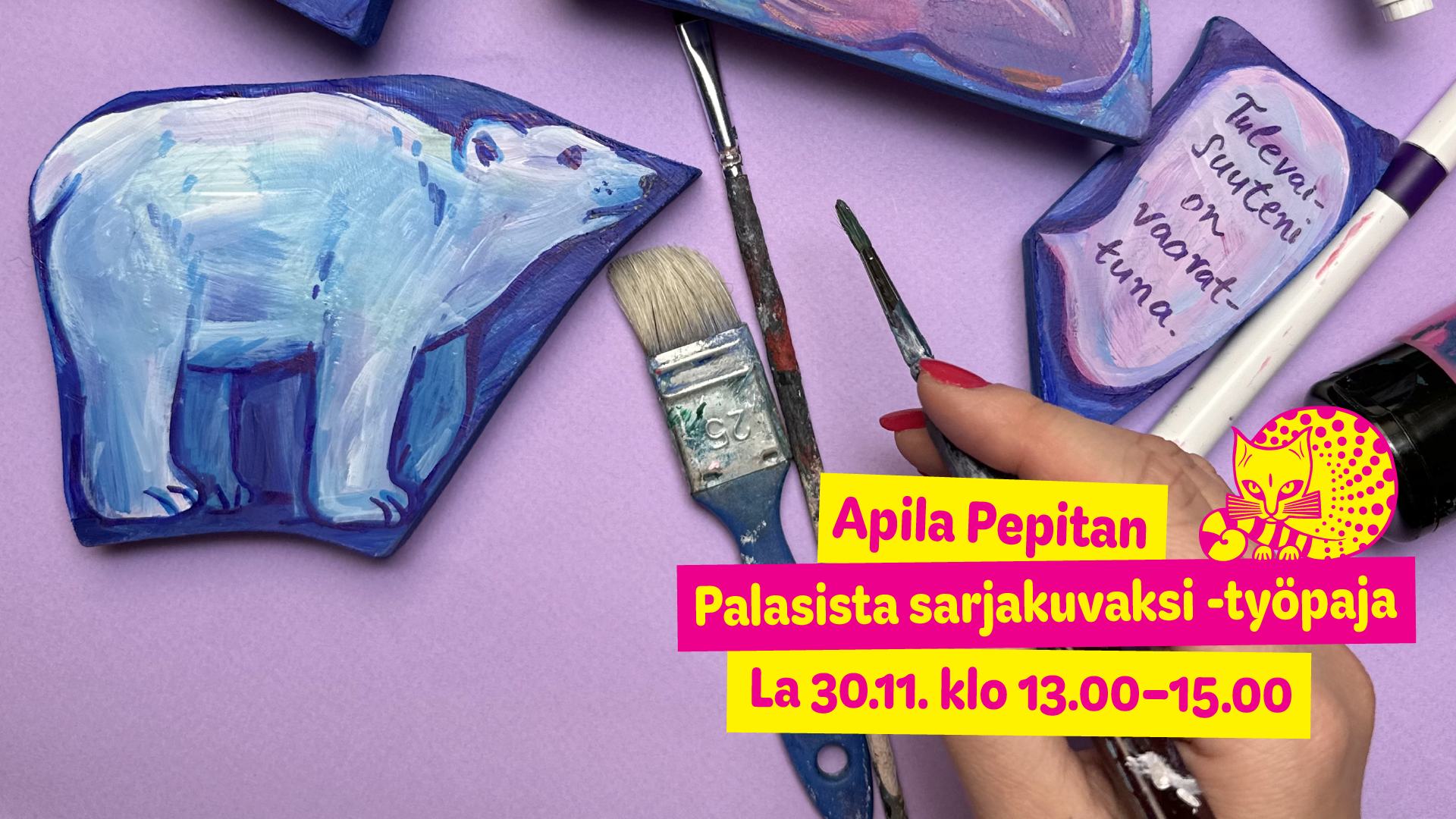Apila Pepitan Palasista sarjakuvaksi- työpaja La 30.11. klo 13.00-15.00