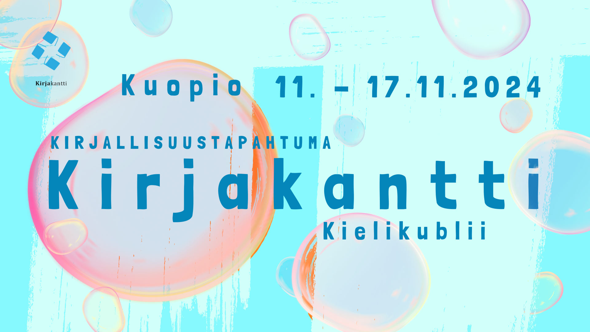 Kirjallisuustapahtuma Kirjakantti Kielikublii Kuopio 11.-17.11.2024